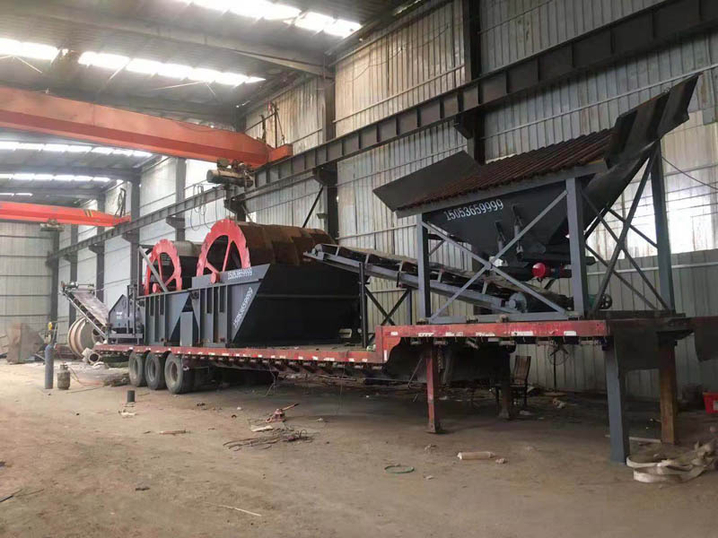 移動(dòng)石粉洗沙設(shè)備帶細(xì)沙回收與脫水篩工作現(xiàn)場視頻