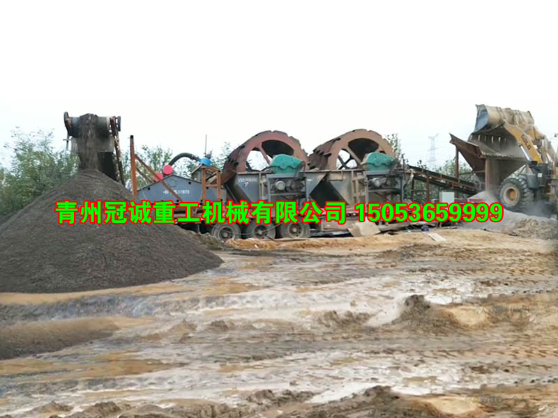 移動式洗石粉/洗沙細砂回收脫水設備 移動式洗石粉/洗沙細砂回收脫水設備